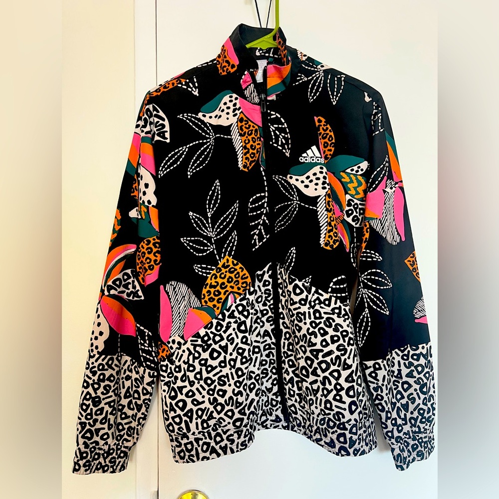 Farm Rio x adidas Animal Print Windbreaker Small